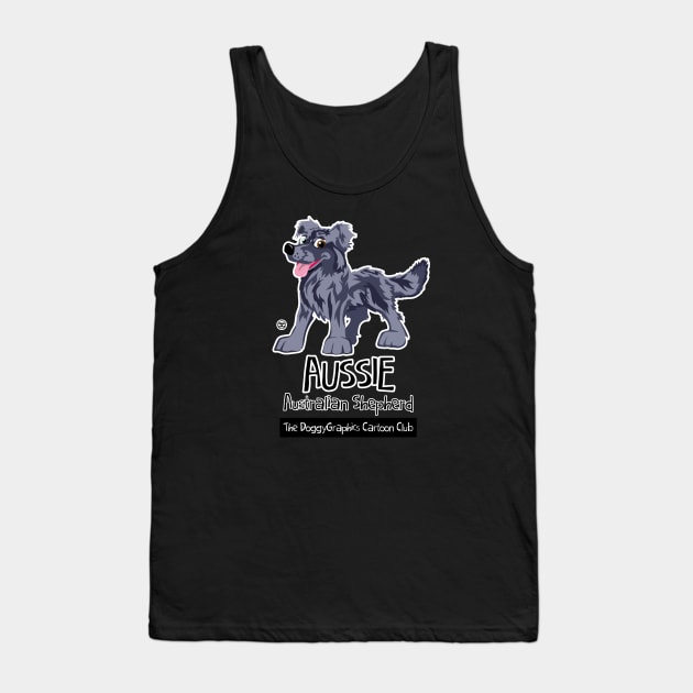 Aussie CartoonClub - Full Merle Tank Top by DoggyGraphics